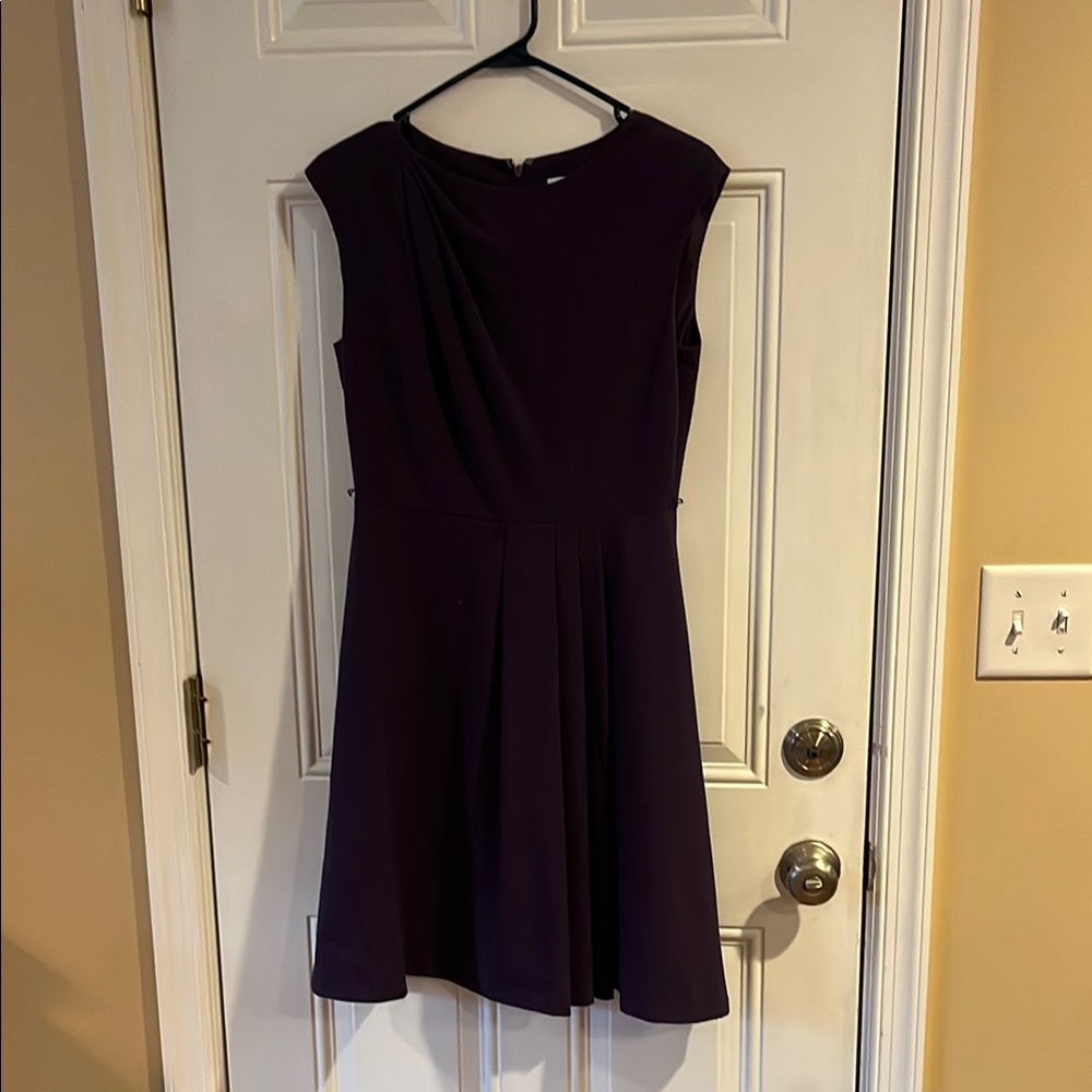 Calvin Klein Purple Sleeveless Dress